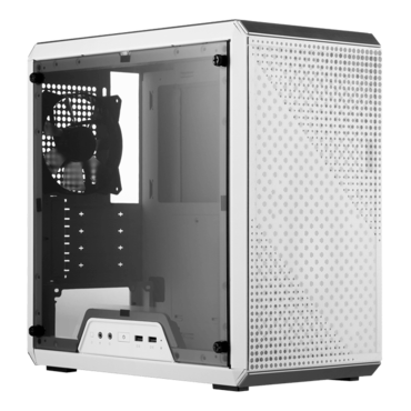 MasterBox Q300L, Acrylic Side Panel, No PSU, microATX, White, Mini Tower Case