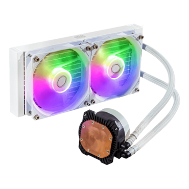 MasterLiquid 240L Core ARGB, White, 240mm Radiator, Liquid Cooling System