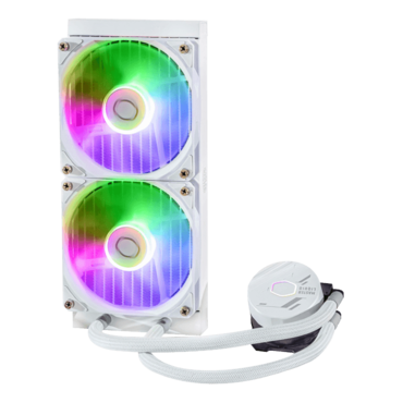 MasterLiquid 240L Core ARGB, White, 240mm Radiator, Liquid Cooling System