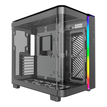KING 95, Tempered Glass, No PSU, ATX, Black, Mid Tower Case