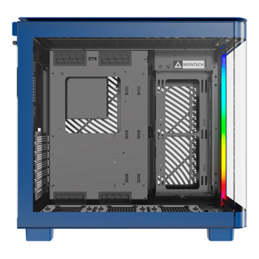 KING 95, Tempered Glass, No PSU, ATX, Prussian Blue, Mid Tower Case