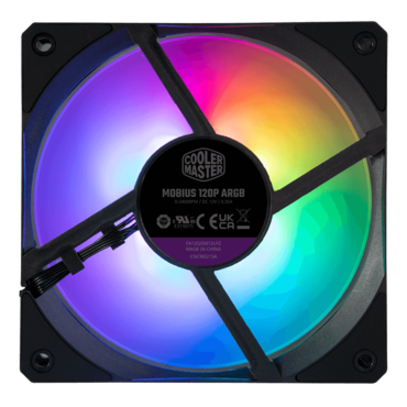 Mobius 120P ARGB 120mm, 2400 RPM, 75.2 CFM, 30 dBA, Cooling Fan