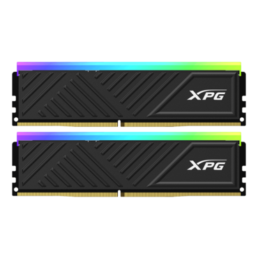 64GB (2 x 32GB) Spectrix D35G RGB DDR4 3600MT/s, CL18, Black, RGB LED, DIMM Memory
