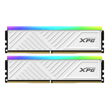 16GB (2 x 8GB) Spectrix D35G RGB DDR4 3600MT/s, CL18, White, RGB LED, DIMM Memory