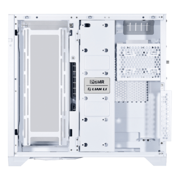 O11 VISION, Tempered Glass, No PSU, E-ATX, White, Mid Tower Case