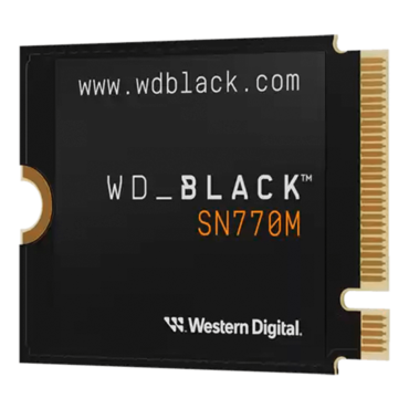 1TB WD_Black SN770M, 5150 / 4900 MB/s, 3D TLC NAND, PCIe NVMe 4.0 x4, M.2 2230 SSD