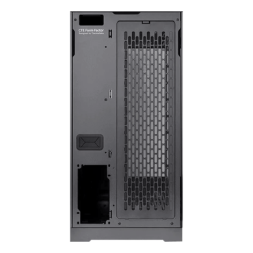 CTE E600 MX, Tempered Glass, No PSU, E-ATX, Black, Mid Tower Case