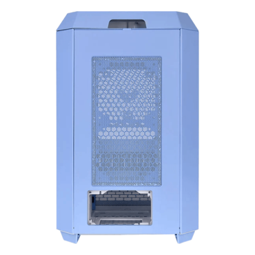 The Tower 300, Tempered Glass, No PSU, microATX, Hydrangea Blue, Mid Tower Case