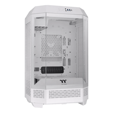 Tower 300 Snow, Tempered Glass, No PSU, microATX, White, Mid Tower Case