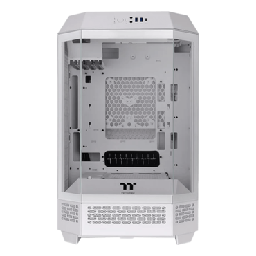 The Tower 300 Snow, Tempered Glass, No PSU, microATX, White, Mid Tower Case