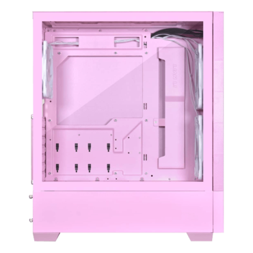 LANCOOL 205 MESH C, Tempered Glass, No PSU, ATX, Pink, Mid Tower Case