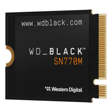 2TB WD_Black SN770M, 5150 / 4850 MB/s, 3D TLC NAND, PCIe NVMe 4.0 x4, M.2 2230 SSD