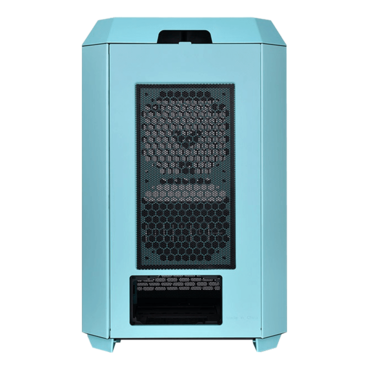 The Tower 300, Tempered Glass, No PSU, microATX, Turquoise, Mid Tower Case