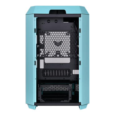 The Tower 300, Tempered Glass, No PSU, microATX, Turquoise, Mid Tower Case