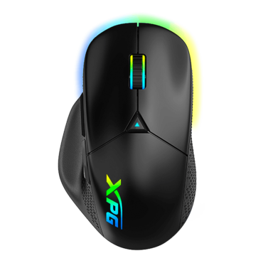ALPHA WIRELESS, 3 RGB Zones, 16000-dpi, Wired/Bluetooth/Wireless, Black, Optical Gaming Mouse