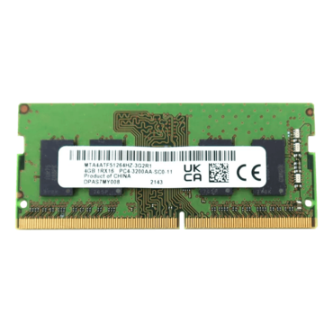 4GB MTA4ATF51264HZ-3G2R1 DDR4 3200MT/s, CL22, SO-DIMM Memory