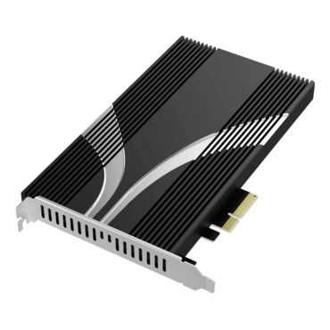 4-Drive M.2 NVMe SSD to PCIe 3.0 x4 Adapter Card with Heatsink