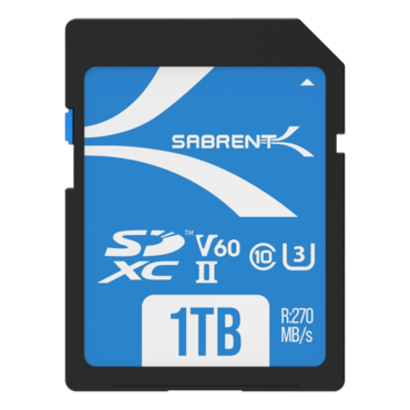 1TB V60 SD UHS-II 270 / 170MB/s SD Memory Card
