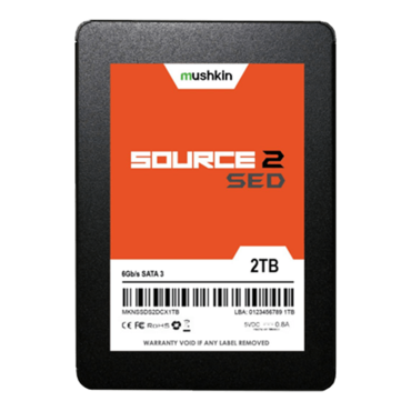 2TB Source 2 SED 7mm, 560 / 515 MB/s, 3D NAND, SATA 6Gb/s, SED, TCG Opal SSC, 2.5&quot; SSD