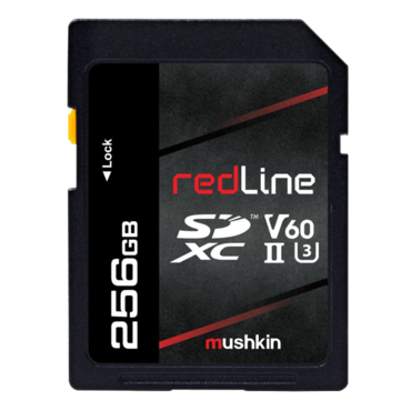 256GB Redline, 280 / 80 MB/s, UHS-II v60 SD, Memory Card - TAA Compliant