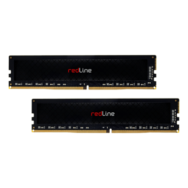 32GB (2 x 16GB) Redline MRE4U320NNNF16GX2 DDR4 3200MT/s, CL22, Black, DIMM Memory