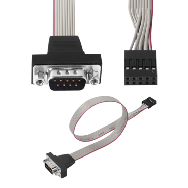 2Pack DB9 to 10Pin IDC Serial Cable (0.3m)