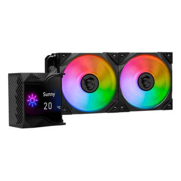 MPG CORELIQUID D240, 240mm Radiator, Liquid Cooling System