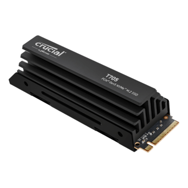2TB T705, w/ Heatsink, 14500 / 12700 MB/s, TLC NAND, PCIe NVMe 5.0 x4, M.2 2280 SSD