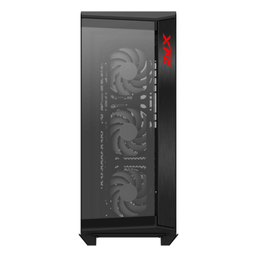 BATTLECRUISER II, Tempered Glass, No PSU, E-ATX, Black, Mid Tower Case