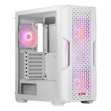 STARKER AIR C, Tempered Glass, No PSU, ATX, White, Mid Tower Case