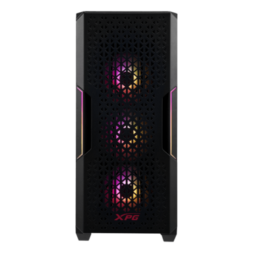 STARKER AIR C, Tempered Glass, No PSU, ATX, Black, Mid Tower Case