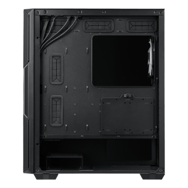 STARKER AIR C, Tempered Glass, No PSU, ATX, Black, Mid Tower Case