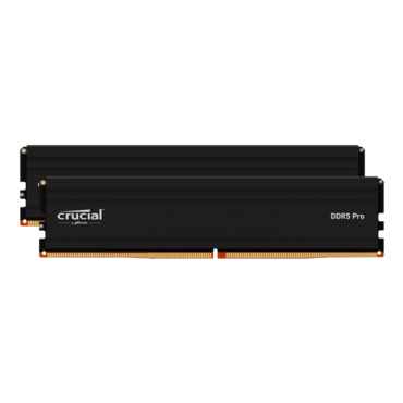 32GB (2x16GB) Pro DDR5 6000MT/s, CL48, Black, DIMM Memory