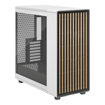 North XL, Tempered Glass, No PSU, E-ATX, Chalk White, Mid Tower Case