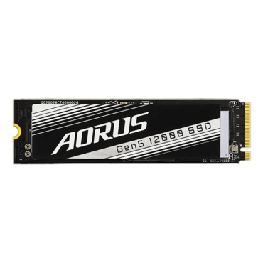 2TB AORUS Gen5 12000, w/ Heatsink, 12400 / 11800 MB/s, 3D TLC NAND, PCIe NVMe 5.0 x4, M.2 2280 SSD