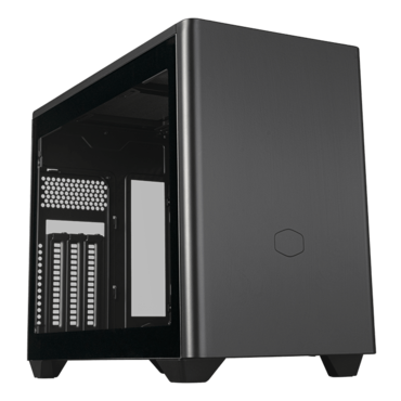 MasterBox NR200P V2, Tempered Glass, No PSU, Mini-ITX, Black, Mini Tower Case