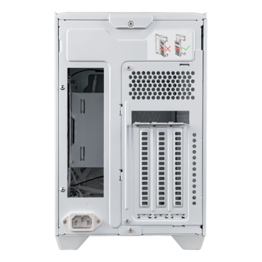 MasterBox NR200P V2, Tempered Glass, No PSU, Mini-ITX, White/Grey, Mini Tower Case