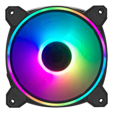 MasterFan MF120 HALO² 3 x 120mm, w/ Controller, ARGB LEDs, 2050 RPM, 51.88 CFM, 27 dBA, Cooling Fans