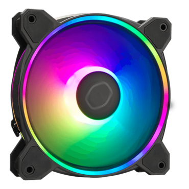 MasterFan MF120 HALO² 3 x 120mm, w/ Controller, ARGB LEDs, 2050 RPM, 51.88 CFM, 27 dBA, Cooling Fans