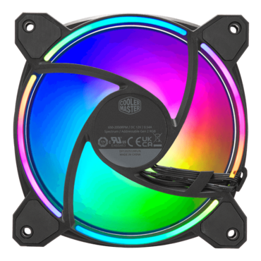 MasterFan MF120 HALO² 3 x 120mm, w/ Controller, ARGB LEDs, 2050 RPM, 51.88 CFM, 27 dBA, Cooling Fans