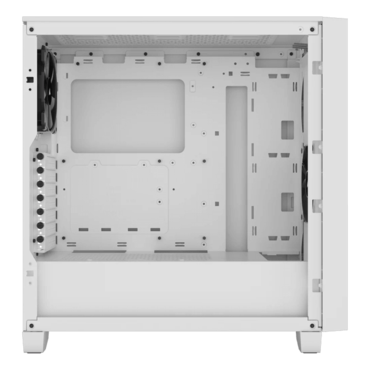 3000D AIRFLOW, Tempered Glass, No PSU, ATX, White, Mid Tower Case