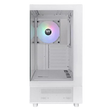 View 270 TG ARGB Snow, Tempered Glass, No PSU, ATX, White, Mid Tower Case