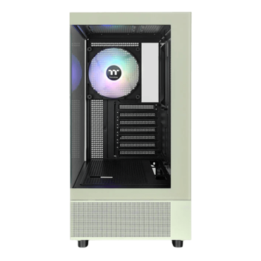 View 270 TG ARGB, Tempered Glass, No PSU, ATX, Matcha Green, Mid Tower Case