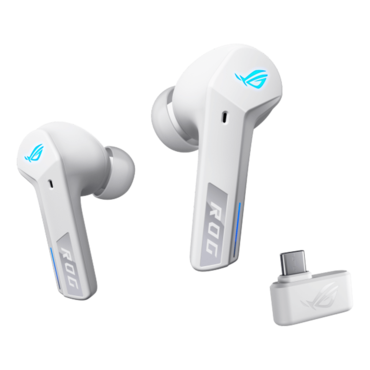 ROG Cetra True Wireless SpeedNova, Bluetooth/Wireless, White, Gaming Earphone