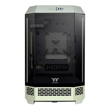 The Tower 300, Tempered Glass, No PSU, microATX, Matcha Green, Mid Tower Case