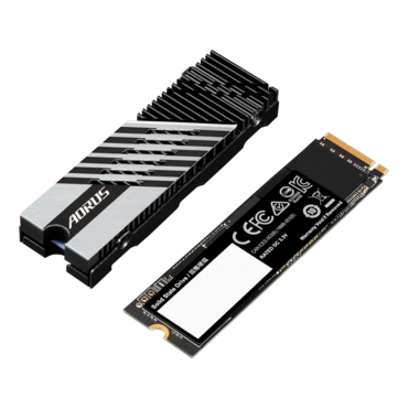 2TB AORUS Gen4 7300, w/ Heatsink, 7300 / 6850 MB/s, 3D TLC NAND, PCIe NVMe 4.0 x4, M.2 2280 SSD