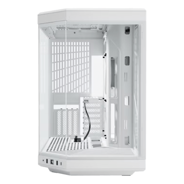 Y70, Tempered Glass, No PSU, E-ATX, Snow White, Mid Tower Case