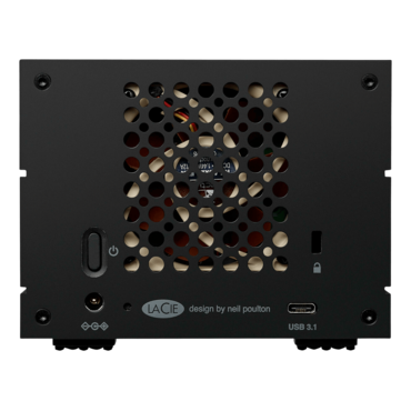 16TB LaCie 2big RAID, USB-C 3.2 Gen 2, Black, External Hard Drive
