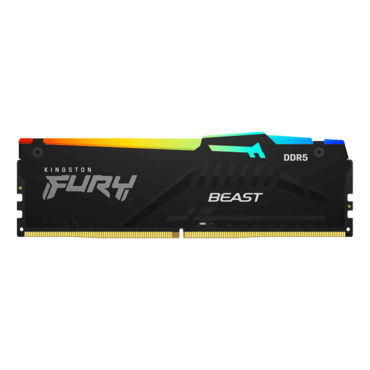 64GB (2 x 32GB) FURY Beast DDR5 6400MHz, CL32, Black, RGB LED, DIMM Memory