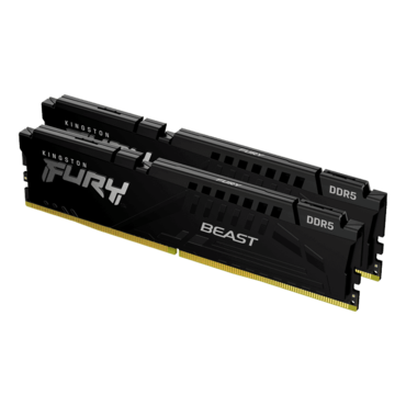 16GB (2 x 8GB) FURY Beast DDR5 6000MHz, XMP, CL30, Black, DIMM Memory